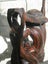 Fisherman with rod / Handmade wooden statue / Indonesian wood 64.5cm. Carousel 6