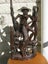 Fisherman with rod / Handmade wooden statue / Indonesian wood 64.5cm. Carousel 10