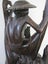 Fisherman with rod / Handmade wooden statue / Indonesian wood 64.5cm. Carousel 18