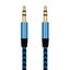 2PCS Aux Cable 3.5MM Aux Car Audio Cord Male To Male Wire Line Car Headphone MP3 Carousel 5