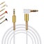 3.5mm Jack Audio Cable Male To Male 90 Degree Right Angle Aux Cable Carousel 1