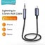 AUX 3.5mm Jack To for Lightning Cable iPhone Headphone Speaker Audio Adapter Carousel 4