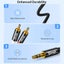 5M RCA Audio Cable HiFi Stereo 2 RCA To 3.5mm AUX Jack 3.5 Speaker Amplifiers Carousel 3