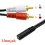 3.5mm Audio Female Jack To 2 RCA Male Socket To Headphone 3.5 Y Adapter Cable Carousel 5