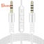 3.5mm Jack Audio Cable 1.2m Aux Cable Volume Control with Mic for iPhone iPad Carousel 3
