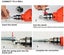 Plumber Drain Snake Pipe Pipeline Sewer Cleaner 12M with 6 Drill Bit for Drill Carousel 5