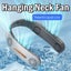 Neck Fan Electric Wireless FAN Ventilador Cooling USB Bladeless Mute Fans Carousel 2