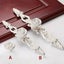 Antique Ivory Rose Cabinet Pull Handle Knobs Furniture Hardware Carousel 3
