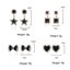 Earrings Black Square Geometric Earrings Women Crystal Luxury Rhinestone Earring Carousel 4