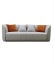 CLEARANCE - Nalin 3 Seater Sofa - Grey *60% Off * Last Floor Model Carousel 1
