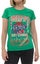 KISS T Shirt Destroyer Tour 78 Band Logo new Official Womens Skinny Fit Green Carousel 3