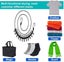 Portable Clothes line with 12 Clothespins Travel Clothesline 1 Pack Carousel 3