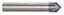 GRAINGER APPROVED Chamfer Mill, Single End, Carbide, 90 deg. 45XN18 Carousel 1
