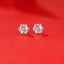 Sale: 1ct Moissanite Stud Earrings Round S925 Silver 18K White Gold Plated Carousel 3