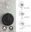 Suction Cup Hooks, Reusable Waterproof Shower Hook, 4pcs Vacuum Suction Hooks,ra Carousel 2
