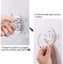 Suction Cup Hooks, Reusable Waterproof Shower Hook, 4pcs Vacuum Suction Hooks,ra Carousel 3