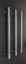 CHROME VERTICAL HEATED TOWEL RAIL Carousel 4