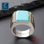 Brand New Men's Ring 925 Silver Turquoise Stone Ring Jewellery*Hot SALE Carousel 3
