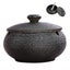 Ashtray, Outdoor Ash Tray For Patio With Lid, Windproof Ashtrays Blue Carousel 1