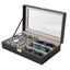 Single Layer 6 Grids Watches Storage Boxes And 3 Grids Glasses Organizers Carousel 4