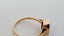 Lovely Antique Unisex 1920's Art Deco Era 9ct Gold Onyx Initial "O" Ring Carousel 7