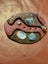 BEAUTIFUL LEATHER BROOCH Carousel 1