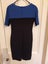 Meredith & Moore Black and Blue fitted Dress SZ: XS Carousel 4