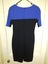 Meredith & Moore Black and Blue fitted Dress SZ: XS Carousel 2