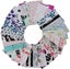 25 Pcs Cotton Drawstring Gift Bags Printed Wedding Party Favor Pouches Carousel 3