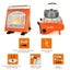 Portable Butane Gas Heater Outdoor Camping Piezo Ignition Heating Cooking Warm Carousel 6