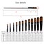 12 Pcs Art Painting Brushes Carousel 6
