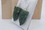 New Zealand Greenstone Drop Mask Earrings with Stg silver setting Carousel 5