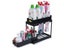 Pull Out Double Layer Sink Storage Rack Holder kitchen Sink Storage Table Carousel 1