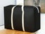 2Pcs Large Capacity Storage Bag Luggage Bag Quilt Organizer Bag Black Carousel 2