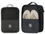 2Pcs Travel Shoe Storage Bag Holds 3 Pair of Shoes Storage Pouch Large Black Carousel 1