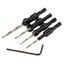 4pcs Carpentry Countersink Drill Bit Set Woodworking Tools Carousel 1