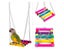 7 Pieces Bird Toys Multi functions Parrot Cage Bells Swing Chewing Swing Toys Carousel 3