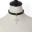 Crucifix Necklace Chocker --Cross Christian --Religious Carousel 2
