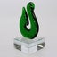 Green Glass Fish Hook Sculpture Carousel 3