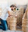 Wooden Building Blocks Balance Game Stacker Blocks 100pcs - Cool Colour Carousel 8