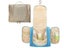 2 X Travel Toiletry Bag Toiletries Storage Bag Carousel 1