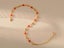 Anklet Red CZ 18K Gold Plated Anklet Carousel 3