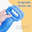 Double Sided Silicone Back Scrubber - Blue Carousel 4