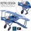 NEW new Hanging Retro Airplane Statue Model Biplane Home Statue*Hot SALE Carousel 17