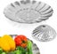 Vegetable Steamer Basket Stainless Steel Veggie Steamer Basket Foldable Carousel 1