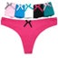 6 X Womens Sheer Spandex / Cotton Briefs - Assorted Colours Underwear Undies Carousel 1