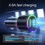 4.8A Dual USB Car Charger+3-in-1 USB Charging Cable For Apple iPhone Android Carousel 2