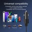 4.8A Dual USB Car Charger+3-in-1 USB Charging Cable For Apple iPhone Android Carousel 7