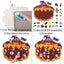 Halloween Felt Pumpkins,3D DIY Pumpkin Set with Detachable Ornaments Carousel 8