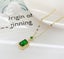 Necklace Emerald Pendant CZ Stainless Steel Necklace For Women Carousel 2